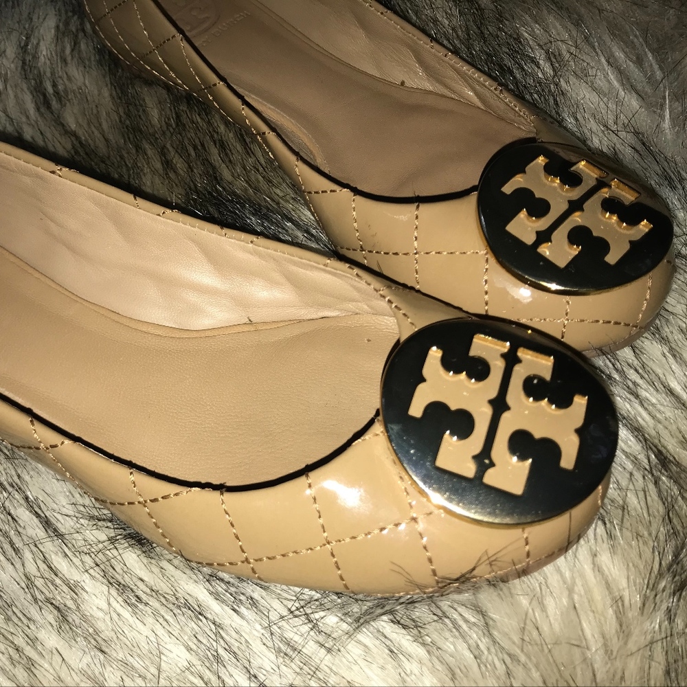 Tory Burch Ballerina Flat Tan Size 6 Women